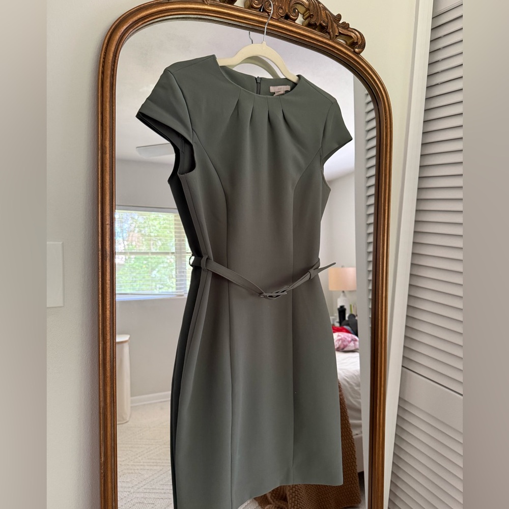 H&M Business sage green Dress